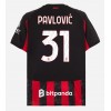 AC Milan Strahinja Pavlovic #31 Hjemmedrakt 2025-26 Kortermet